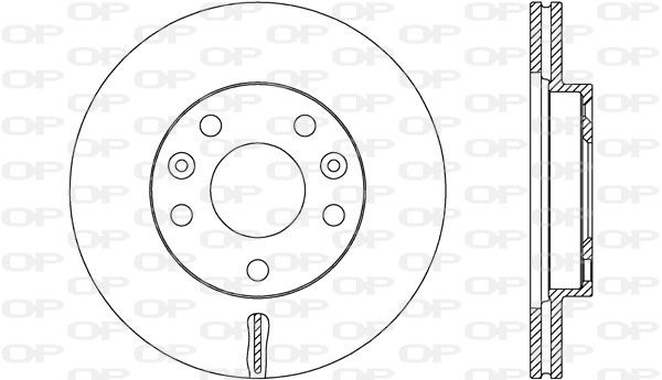 OPEN PARTS Bremžu diski BDA2656.20